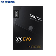 三星（SAMSUNG）870 EVO SSD固态硬盘（SATA3.0接口，台式机/笔记本固态硬盘） 870EVO 500G（MZ-77E500B）