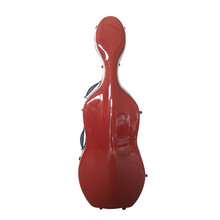 厂家直销玻璃钢大提琴盒，4/4.3/4.1/2.1/4可托运，出口品质 酒红色