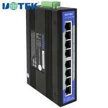 宇泰百兆8口工业级交换机非网管型以太网交换机导轨式安装 UT-6408W