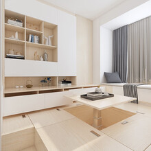 【22㎡全屋定制套餐】欧派整体大衣柜定制卧室衣帽间 客厅收纳柜入户玄关柜家具定制 卡米诺系列 促