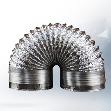 容派配件油烟机双层铝箔烟管直径120mm/150mm/160mm/180mm烟管/活性炭/铝箔胶带 160*2米  双层铝箔排烟管