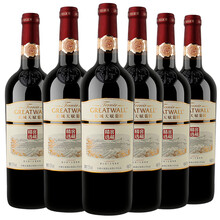 超市	长城（GreatWall）红酒 天赋葡园窖藏精选级解百纳干红葡萄酒750ML*6瓶整箱装