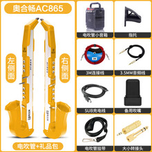 奥合畅AC865国产电吹管乐器初学者罗兰雅佳电萨克斯雅思乐吹管 AC865（金色）