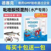 德赛克 吡喹酮预混剂粉水产药养殖乌龟药鱼虾蟹甲鱼抗蠕虫药驱杀细菌虫药 国标正品 含量准确 500克1袋