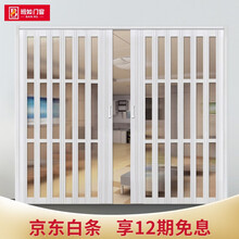 班如折叠门推拉门pvc简约商铺洗车行车库卫生间卧室阳台厕所省空间吊轨伸缩移门隐形隔断 sy-019白榉透明