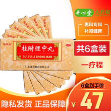 福东海桂附理中丸9g*10丸补肾助阳温中健脾呕吐泄泻四肢阙冷 5盒实发6盒】男性脾肾双补两助丸药品
