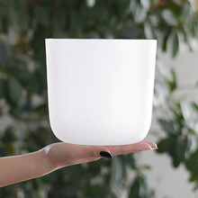 山雨新款水晶圣杯手持钵音乐碗疗愈手持冥想音疗佛音碗带棒佛音钵配羊皮棒 钵约6寸F4