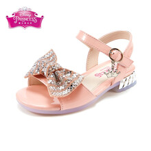 迪士尼 DISNEY 童鞋 儿童凉鞋女小公主夏季女孩鞋子女童凉鞋软底 DP21236 粉色 36码