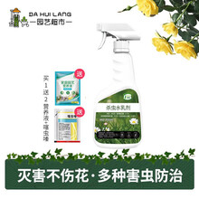 大灰狼 花卉杀虫剂花草蚜虫红蜘蛛蚧壳虫土壤杀虫剂小黑飞虫月季家用除虫剂 大容量750ml杀虫剂