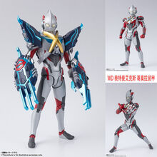 万代（BANDAI）动漫玩具奥wd咸蛋人艾克斯装甲手办特可动人偶曼摆件 WD奥特曼艾克斯 15cm