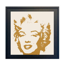 维格列艺术 安迪·沃霍尔 玛丽莲梦露 11.39 丝网版画 家居装饰挂画 手工装裱 Golden Marilyn 11.39