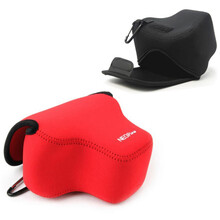 徕卡Q TYP116相机内胆包 软套 莱卡Q2便携相机包 两款尺寸可选 黑色 配挂扣(带底座装入)