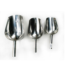 友牧 加厚不锈钢料铲 添料斗 饲料勺 铲料斗 鸡猪饲料勺 瓜子粮食 加冰铲 小号