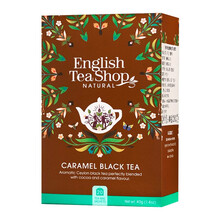 英国伦敦ETS茶英帝斯茶 焦糖味红茶2g*20袋独立小包盒装 斯里兰卡红茶调味袋泡茶叶茶包分享装