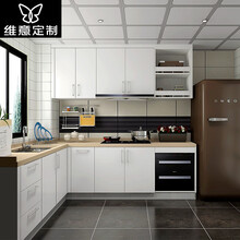 维意定制橱柜定制 整体厨房橱柜小户型简易经济型石英石灶台柜 预付金 ：详情咨询客服