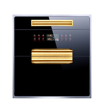 好太太三层消毒柜嵌入式厨房家用大容量小型消毒碗柜镶嵌120L高温中温烘干负离子消毒柜智能童锁安全门控 120升三层六大功能带童锁