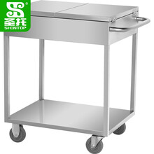 圣托（Shentop）酒店饭店餐厅调料车 学校厨房调味缸调味车 加厚不锈钢商用调料台 STTA-LB800