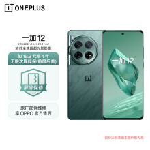 一加 12 16GB+512GB 苍绿 哈苏全焦段超光影影像 2K 东方屏 OPPO 5G游戏旗舰手机【1年无限次屏碎保】