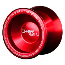 合金悠悠球溜溜球比赛专用铝合金金属花式竞技金属死神睡眠王抗震耐摔死睡眠悠悠球 T5纯红色