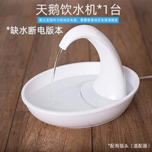 Pioneer Pet宠物饮水机智能猫咪用品喂水流动喷泉活水水盆猫用喝水器自动循环猫咪饮水机饮水器 白色，缺水保护版本