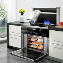 HAP韩派集成灶蒸箱烤箱消毒柜家用一体机侧吸下排烟灶消套装 送货上门免费安装 全国售后覆盖乡镇村 900宽一气+一电+蒸箱+烤箱+消毒柜23立方旗舰 液化气