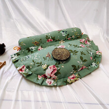 多功能艾草颈椎枕头颈椎艾草枕头护颈椎枕头颈椎枕头 YX蓝小花艾草枕