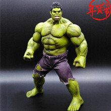复仇者联盟英雄归钢铁蜘蛛侠手办模型荷兰弟玩具公仔关节可动人偶 绿巨人散装A