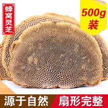 滋真堂 蜂窝灵芝林芝云南毛蜂窝菌蜂窝层孔菌整枝可切灵芝片磨粉 蜂窝灵芝500g