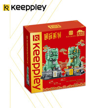 Keeppley 积木模型拼装玩具 故宫文创太和殿小颗粒高难度古建筑国玩系列 成人生日礼物 神威铜狮K10111