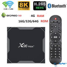 x96max+高清网络机顶盒s905x3安卓9.0智能电视盒子播放器tvbox64g 2+16G中规 标配