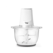 小浣熊 QSJ-2L-F-DD 绞肉机打肉馅蒜泥搅拌碎菜器辅食绞馅机 2L玻璃碗单刀