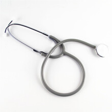 儿童steam教育科学实验套装简易听诊器用于探究声音和人体器材教具幼儿园区域角操作材料 听诊器(灰色)