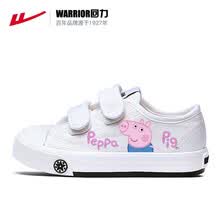 回力童鞋2021儿童春季新款帆布鞋宝宝运动休闲板鞋男童卡通动漫手绘鞋涂鸦女童潮鞋子 乔治 23内长约15.5cm