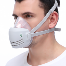 思创防尘口罩工业粉尘透气硅胶kn95活性炭防尘面具面罩 思创AG硅胶口罩1套+100片活性炭滤棉