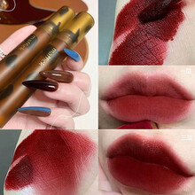 【第二支 1 元】琥珀唇釉丝绒哑光雾面唇釉持久不掉色唇泥哑光口红女唇彩学生款 6#热情里约红