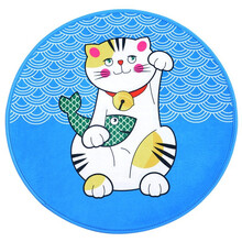 宠物码头 狗垫猫垫子宠物冰垫吸水夏季降温垫子耐咬卡通四季通用狗狗睡垫浴室垫门垫宠物用品 垫子 招财猫(60*60cm)