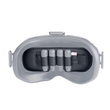 适用于大疆DJI FPV穿越钢化膜眼镜V2传感器纳米保护天线收纳腰带夹背挂电池盒充电宝供电线机配件 DJI FPV天线收纳夹