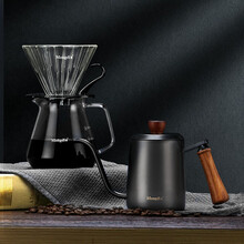 Mongdio手冲咖啡壶套装 玻璃过滤杯V60滴漏分享壶 滤杯+分享壶+手冲壶