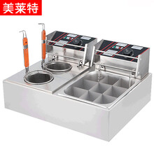 电热9格单缸关东煮机器商用麻辣烫锅小吃设备串串香丸子机 双缸组合款