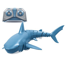 儿童会动的鱼玩具摇摆电动电子鲨鱼仿真遥控男孩生日礼物抖音网红同款 练手配置双电版+备用浆 畅玩40分钟 【终身保修】 收藏加购多送一块机身电池【下单送螺丝刀+遥控器电池
