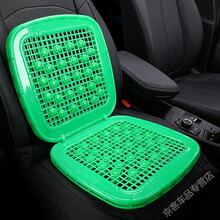 澜印 汽车坐垫 夏季凉垫 夏季通风透气凉垫双层镂空叉车铲车挖机坐垫加厚增高驾车座垫 2方垫连一起-3公分厚