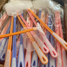 优工坊苍蝇拍打不烂家用耐用老式白头熟胶塑料蝇子拍加厚加长驱虫灭蚊拍 苍蝇拍 2个装【颜色随机】