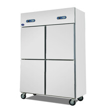 钦樽  冰柜商用立式双温不锈钢冷柜冷藏冷冻保鲜柜展示柜冰箱 六门冷冻