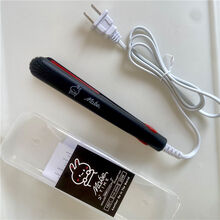 Sunchance卷发棒直发卷发两用刘海直发棒迷你便携式直板小型夹板拉发器 直卷两用黑色 六套餐