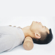 杜仲木枕、杜仲颈椎圆木枕、木枕头、颈椎枕z定制 高6.5、长30CM(1.55米人群用)