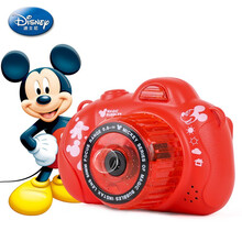 迪士尼（Disney）抖音同款手持音乐泡泡相机电动不漏水儿童全自动4-5-6岁过家家春游踏青户外玩具 米奇泡泡相机