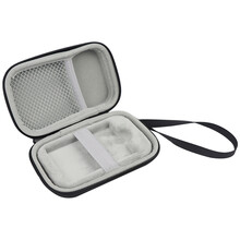 三星T7移动硬盘包三星T7touch移动固态硬盘收纳包防震抗摔保护套抗压硬壳盒子 (横款)黑色包