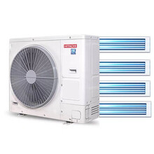 Hitachi/日立中央空调 一拖四 5匹变频别墅多联机 RAS-140HRN5QB 白色