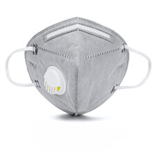 欧因n95口罩kn95带呼吸阀防护用品防尘 工业粉尘透气活性炭甲醛打磨灰 kn95口罩灰色活性炭带阀50个(六层独立包装)带