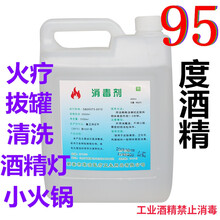 上龙95度%消毒剂火疗拔罐酒精灯小火锅大桶高浓度清洗95%乙醇